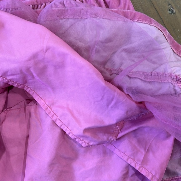 Janie and jack pink velvet tiered maxi dress - Picture 6 of 9